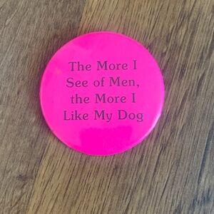 70's Funny Men & Dogs Pin